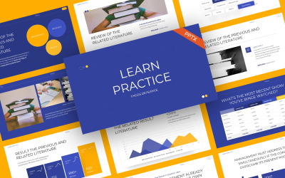 Practice Thesis Defence Education PowerPoint Template