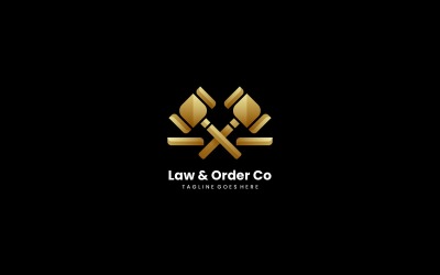 Justice Law Gradient Logo Style