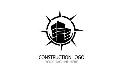 Diseño de logotipo de construcción profesional para todas las empresas