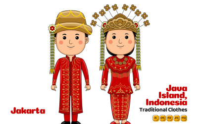 Джакарта Индонезия Традиционная ткань 03