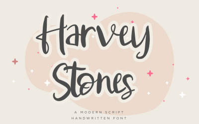 Harvey Stones - Fuentes de escritura manuscrita