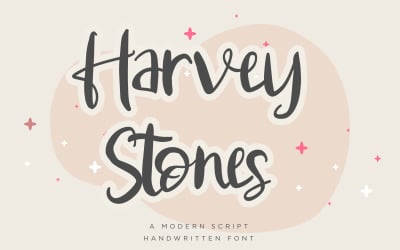 Harvey Stones - Polices manuscrites