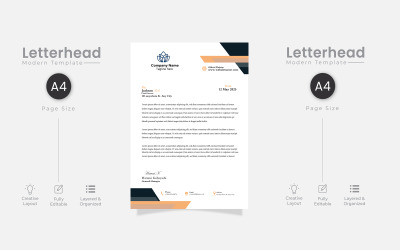 Latterhead Business- Corporate Identity-Vorlage