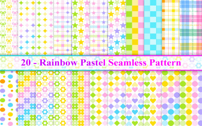 Padrão sem costura pastel arco-íris, padrão sem costura pastel, padrão colorido arco-íris