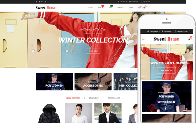 Sweet House - тема современной моды WooCommerce Theme