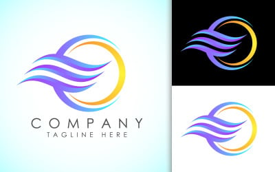 Air Conditioner Icon Logo Design