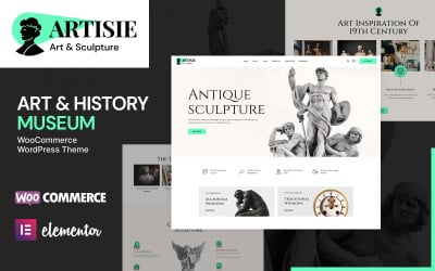 Artisie Art Gallery, Crafts and Museum Tema WooCommerce