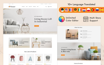 Furniart - İç Mekan Mobilya Mağazası Prestashop Responsive Tema