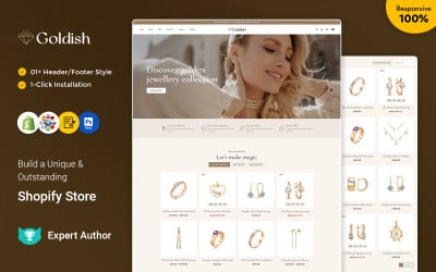 Goldish - Joalheria moderna, loja de diamantes e imitações Shopify tema responsivo