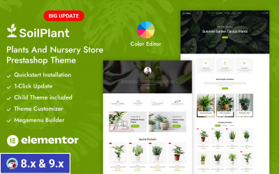 Soilplant - Bitkiler ve Fidanlık Mağazası Prestashop Duyarlı Teması
