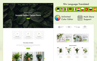 Soilplant - Bitkiler ve Fidanlık Mağazası Prestashop Duyarlı Teması