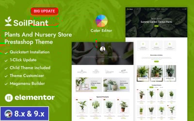 Soilplant - Növények és faiskolai bolt Prestashop Reszponzív téma