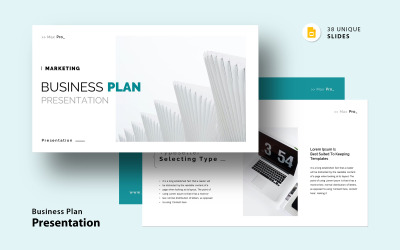Affärsplan presentation Powerpoint layoutmall