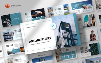 Archiophery - Шаблон Powerpoint для архитектуры и интерьера
