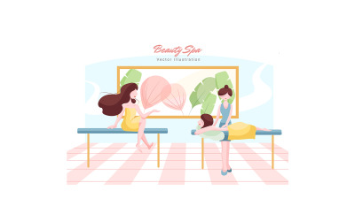 Beauty Spaa Vector Illustration