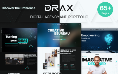 Drax - BT Çözümleri ve Dijital Ajans Portföy Şablonu