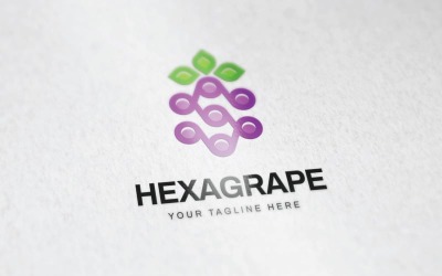 Hexagon Grape Logo eller Grape Logo