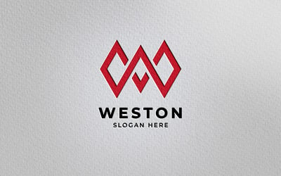 Letter W Monogram Logo Design
