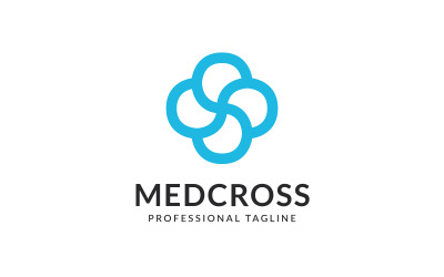 Medcross Vektör Logo Tasarım Şablonu