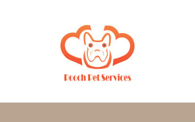 Profesionální Pooch Pet Logo