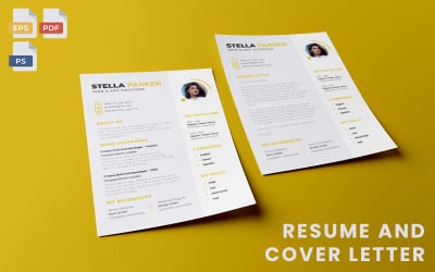 Stella Parker Minimal Resume Template