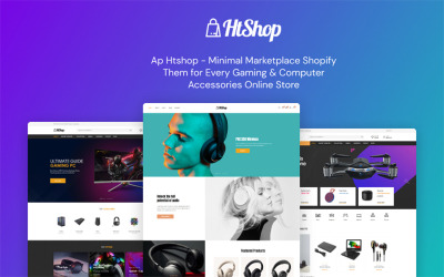 Ap Htshop - Tema de Shopify para el mercado de videojuegos y computadoras
