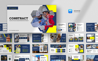Constract - Modello di Keynote di costruzione e ingegneria