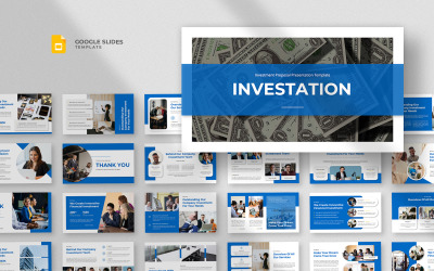 Investasion - Google Slides-Vorlage für Finanzunternehmen