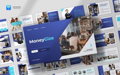 Keynote-Vorlage für Marketingplan, Lösung und Strategie