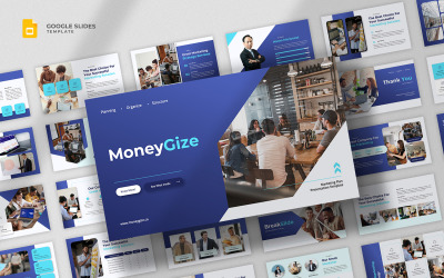 Marknadsplan, lösning och strategi Google Slides-mall