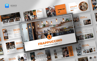 Frappuccino — szablon prezentacji biznesowej kawy