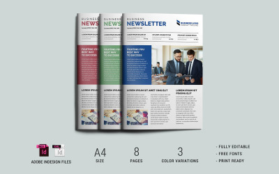 Modello di newsletter aziendale