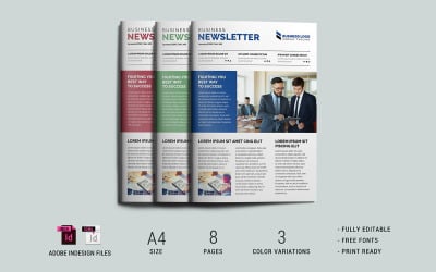 Modelo de boletim de negócios