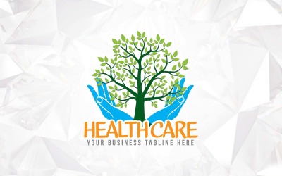 Professionell hälsovård och hemvård Logotypdesign - varumärkesidentitet