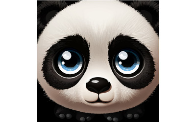 Sophus Panda Illustration vektor