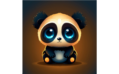 Vector de ilustración de Arnau Vibius Panda