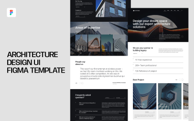 Arkitektur Design UI Figma mall