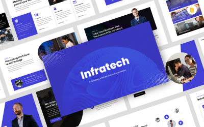 Infratech - IT Solutions &amp;amp; Infrastructure Google Slide Template