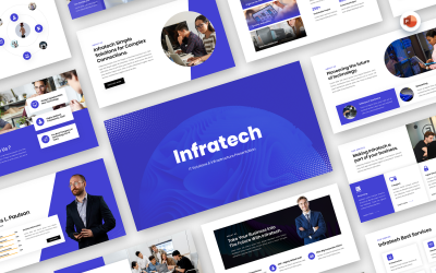 Infratech - IT Solutions &amp;amp; Infrastructure PowerPoint Template
