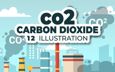 12 Koldioxid eller CO2 Illustration