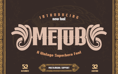 Metub – Hero-lettertype weergeven