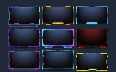 Online game border design-collectie