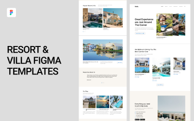 Resort & Villa Figma Templates