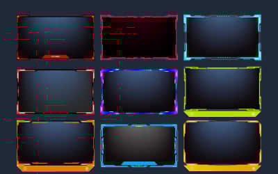 Yayın ekranı arayüzü vektörü ayarla