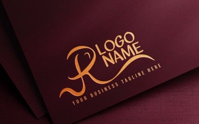 Modern Waving R Letter Creative Logo Design - BRAND IDENTITY