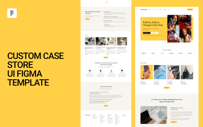 Custom Case Store UI Figma-mall