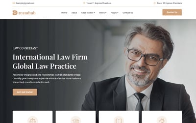 Dreamhub Anwalt und Recht HTML5-Vorlage