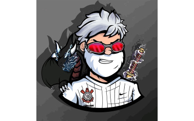 Kameron Haydn Charakter Illustration Vektor