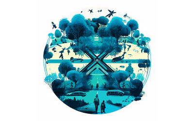 Raine Blair a peint Crossroads avec beaucoup d&amp;#39;illustrations électriques