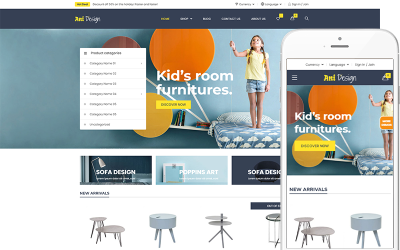 Ani Design - Kostenloses Möbeldesign WooCommerce-Design